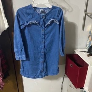Little girls denim dress size 6x